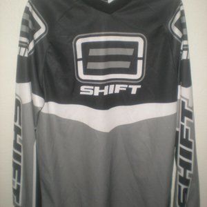 SHIFT Brand  Racing Jersey  MX Moto cross   Size Small  Black Gray NWOT